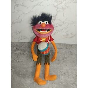 Vintage 1989 Muppets Animal Direct Connect 12" Vinyl & Plush DRUMMER Drum Doll